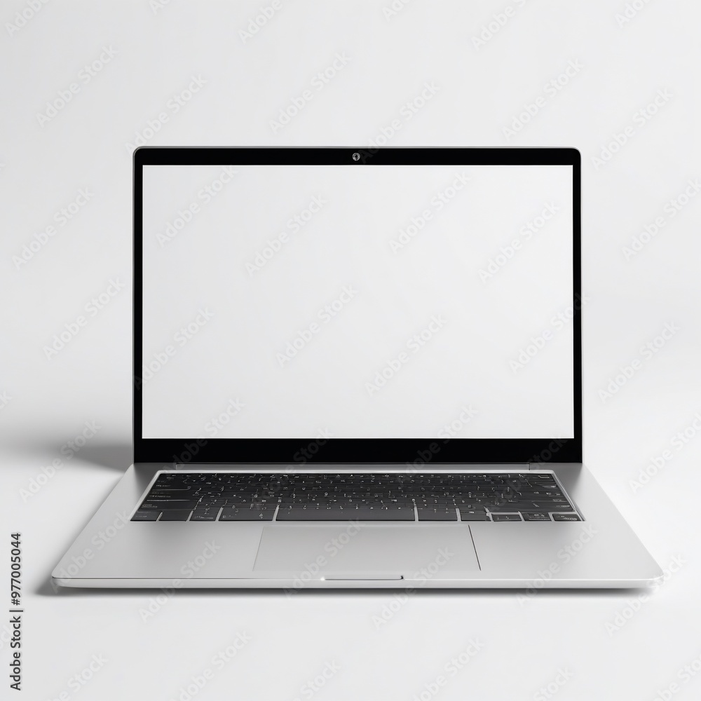 Fototapeta premium laptop isolated on white background