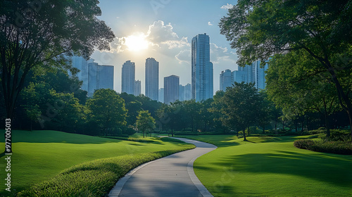 A winding path through a lu...