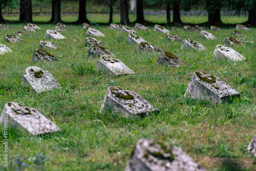 Austro-Hungarian World War 1 Military Cemetery of Bovec , Slovenia