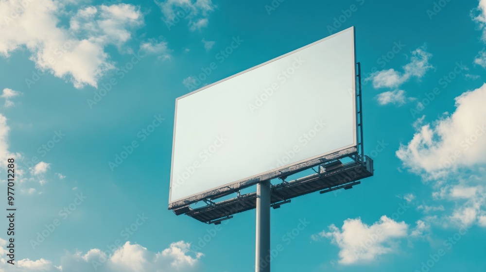 Blank Billboard with Sky Blank Billboard with Sky