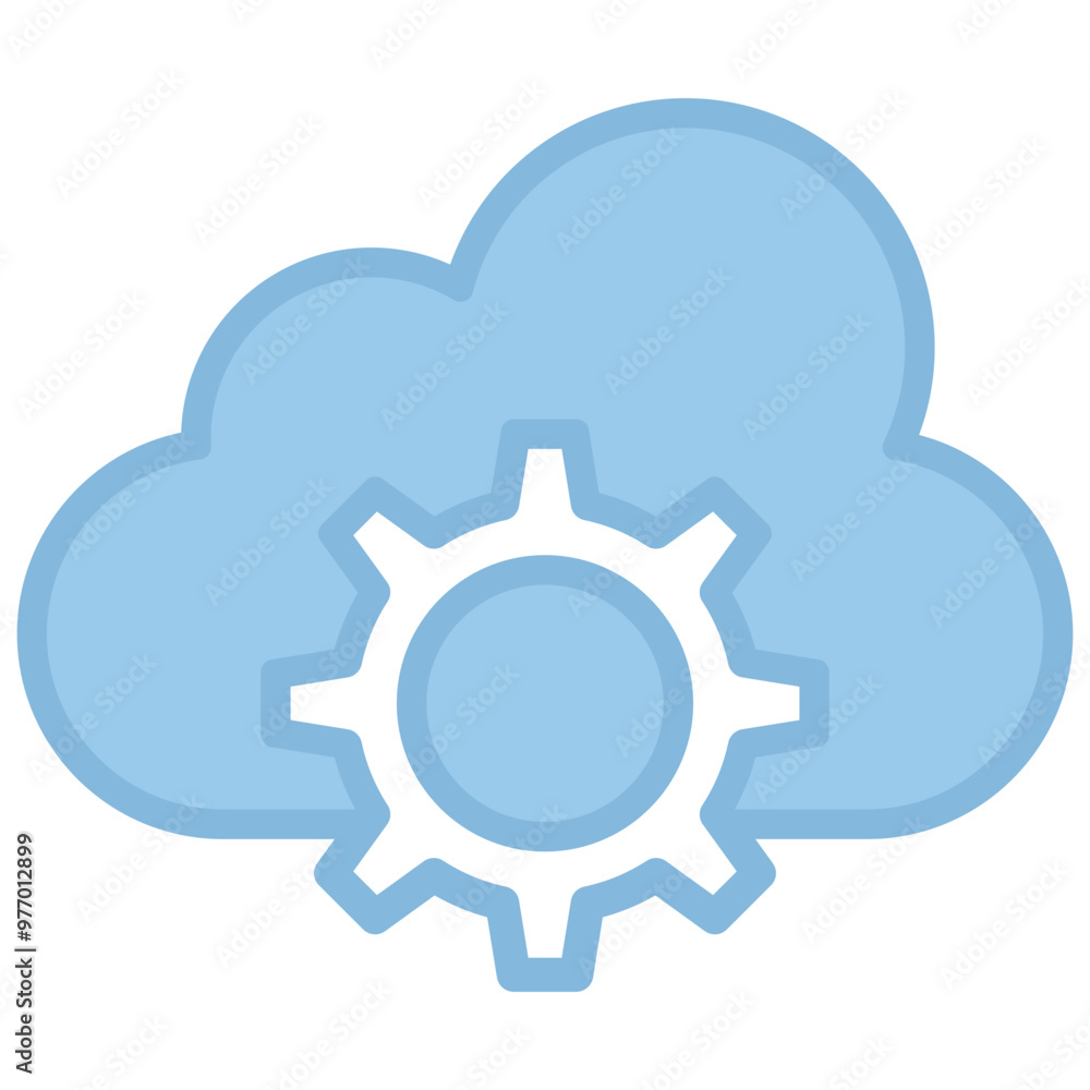 Cloud management Icon Cloud management Icon
