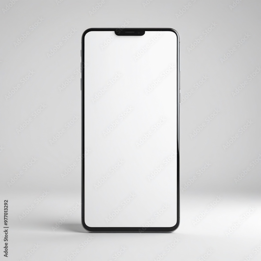 smartphone isolated on white