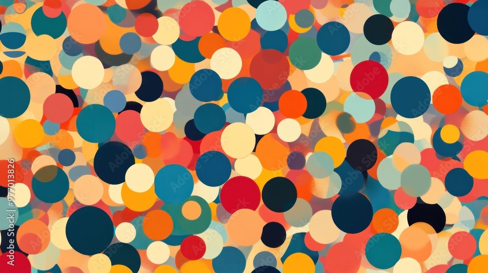 Abstract Colorful Circles Abstract Colorful Circles