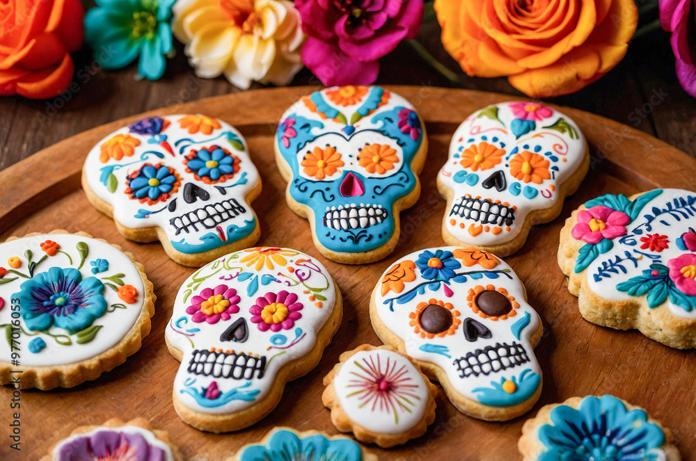 Festive Sweets: Sugar Skull Cookies for Parties Festive Sweets: Sugar Skull Cookies for Parties