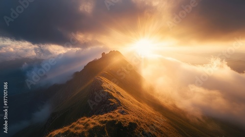 Sunrise over the Majestic Mountains