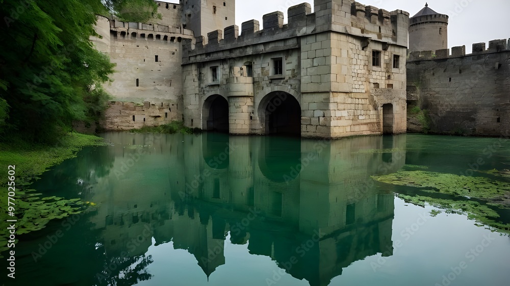 Fototapeta premium castle in the river