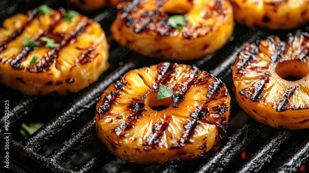 delicious grilled pineapple with caramelized edges is the perfect blend of sweet and savory, a mouth-watering grilling idea delicious grilled pineapple with caramelized edges is the perfect blend of sweet and savory, a mouth-watering grilling idea