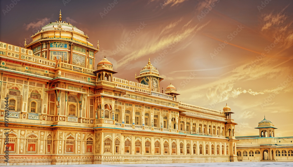 Obraz premium a huge palace Generative AI