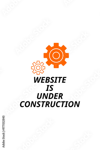 website is under construction sign. Vector Sign.