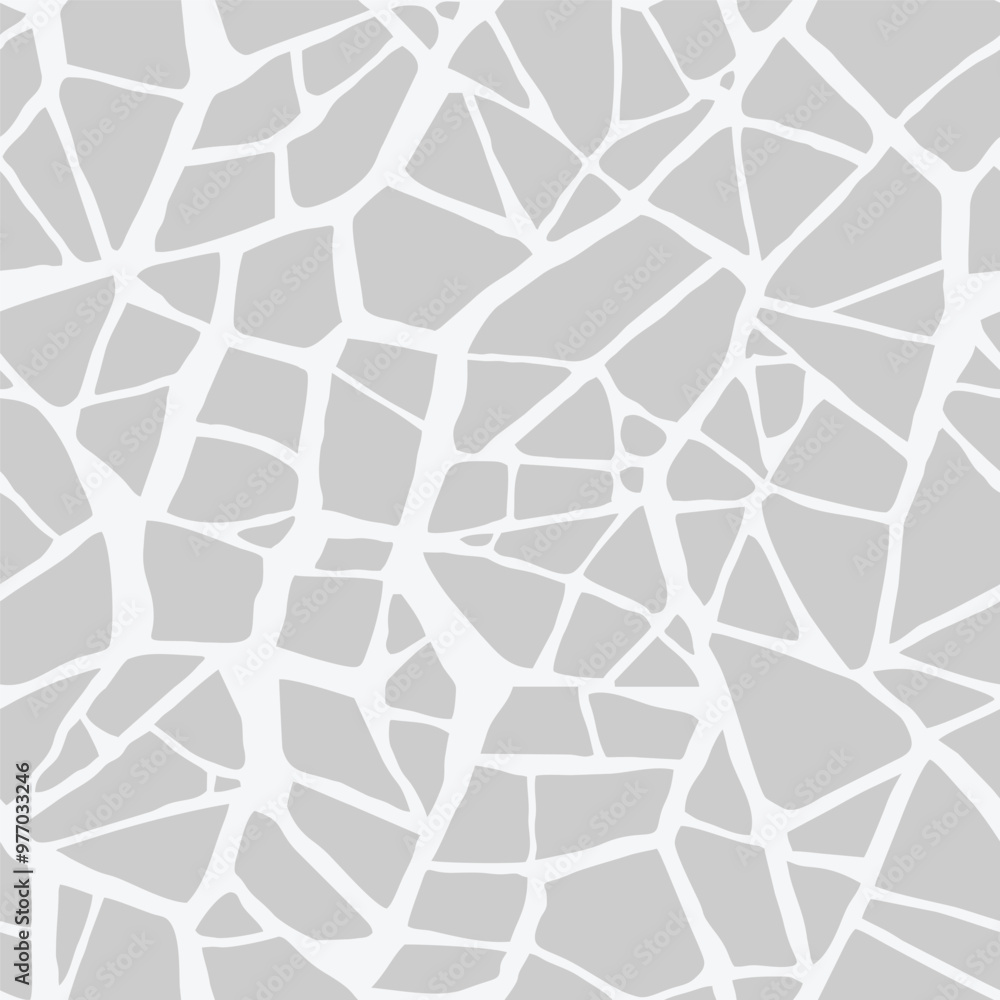 Terrazzo flooring white seamless pattern. Trencadis texture with white broken stone chips. Wall tiles, marble chips, natural cracked stone, recycled glass. Vector wallpaper Terrazzo flooring white seamless pattern. Trencadis texture with white broken stone chips. Wall tiles, marble chips, natural cracked stone, recycled glass. Vector wallpaper