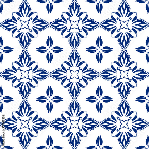 Seamless Pattern Indigo,Luxurious, Abstract, thoughtfully-researched and culturally accurate, Background, wall arts and home decoration, cover and packaging design yet contemporary in style.