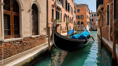 italian interior design venetian canalside apartment photo