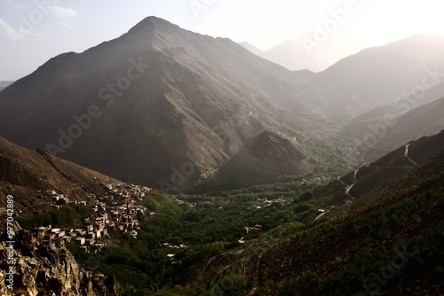 view of the mountains