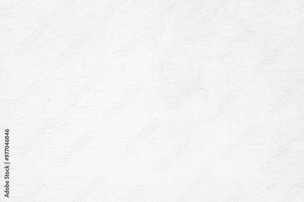 Fototapeta premium White Crack Stucco Wall for Background.