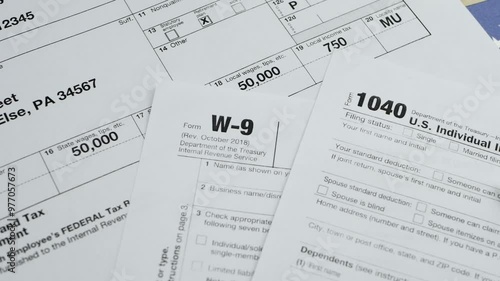 Tax Return Forms photo