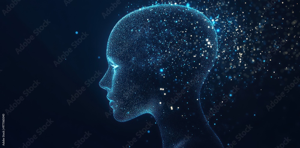 Digital Head, Digital Art, Abstract, Abstract Art, Artificial Intelligence Digital Head, Digital Art, Abstract, Abstract Art, Artificial Intelligence