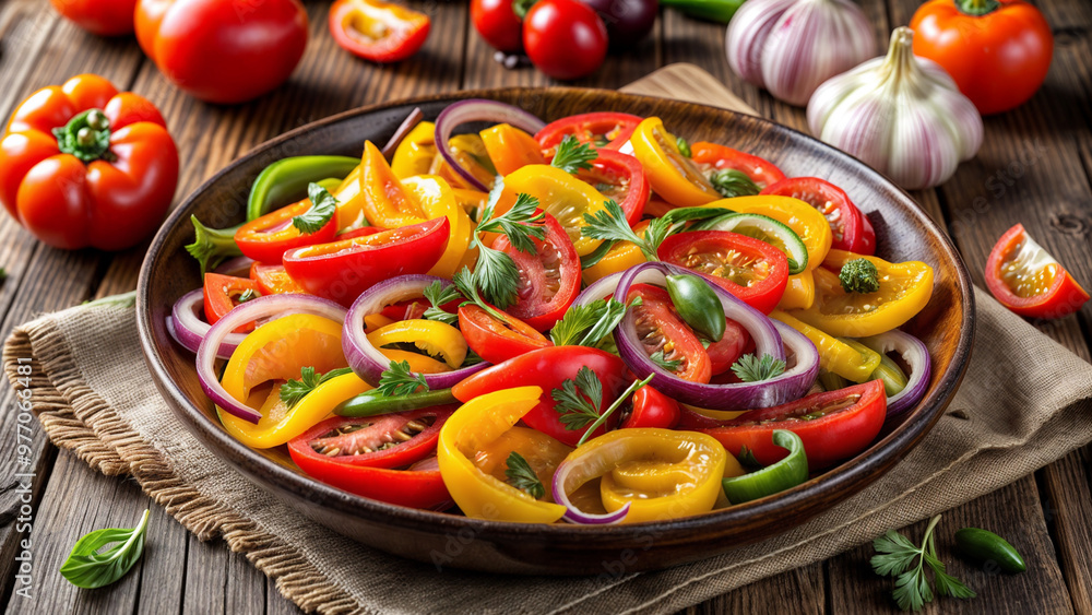 Fresh vegetable salad Fresh vegetable salad