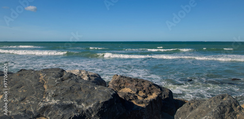 Beach of Wissant on the Opal coast