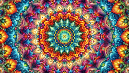 Wallpaper Mural Diwali Abstract Background with Traditional Rangoli Ornament Torontodigital.ca