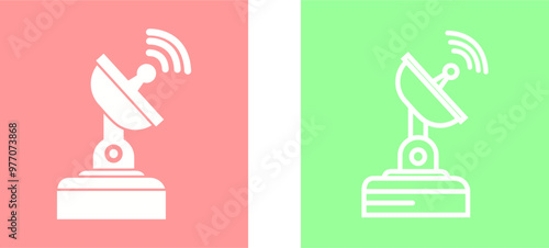 Two Coffees Vector Icon