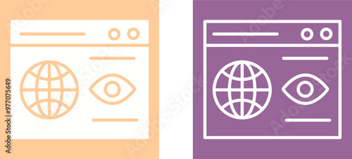 Table of Rates Vector Icon