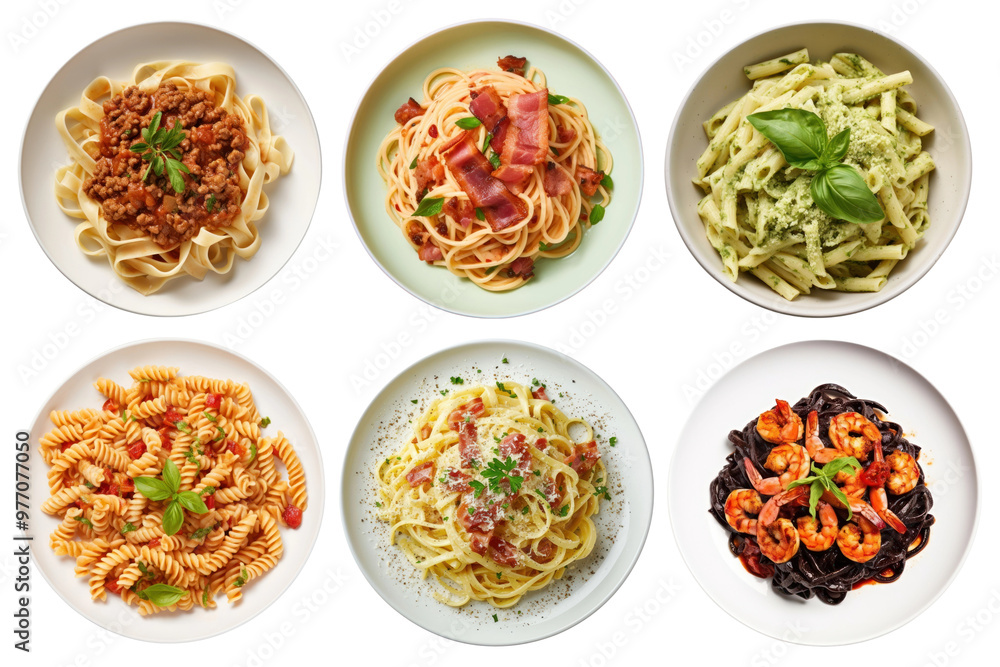 PNG Italian pasta element set, transparent background PNG Italian pasta element set, transparent background
