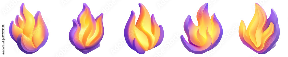 Flames Collection Symbolizing Passion And Creativity For Motivational Themes, Isolated On Transparent Png Background. Generative Ai Flames Collection Symbolizing Passion And Creativity For Motivational Themes, Isolated On Transparent Png Background. Generative Ai