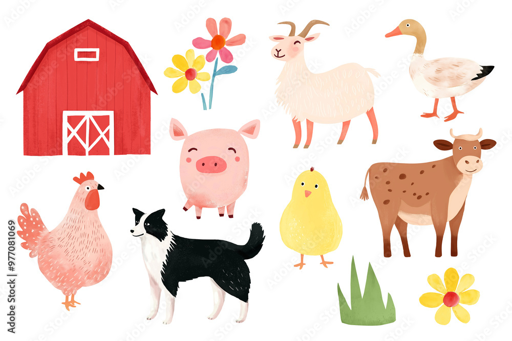 Animal Farm png cut out set Animal Farm png cut out set