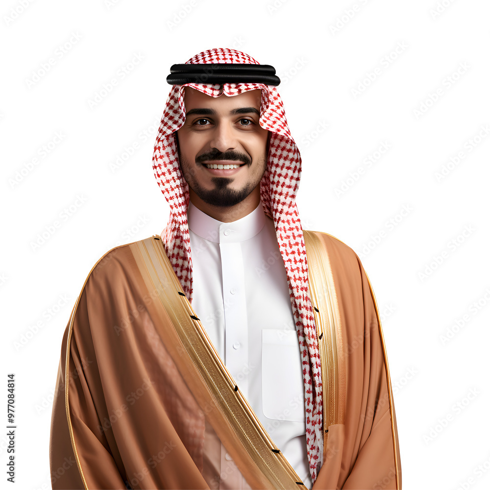 Young Man Entrepreneur. Arabian BusinessMan Smiling At Camera Crossing Hands On transparent background Young Man Entrepreneur. Arabian BusinessMan Smiling At Camera Crossing Hands On transparent background