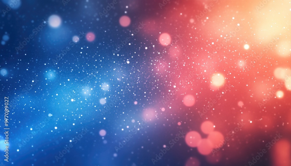 Light blue and red 2D cartoon template featuring space stars on a blurred abstract gradient background Ideal for creating cosmic themed visuals Light blue and red 2D cartoon template featuring space stars on a blurred abstract gradient background Ideal for creating cosmic themed visuals