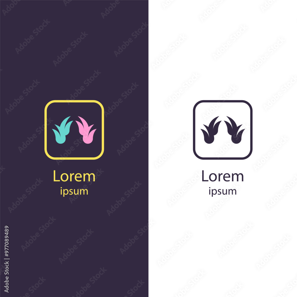 A minimalistic and modern abstract logo with two curved shapes forming a dynamic and balanced design. Perfect for companies in wellness, beauty, or creative services. A minimalistic and modern abstract logo with two curved shapes forming a dynamic and balanced design. Perfect for companies in wellness, beauty, or creative services.