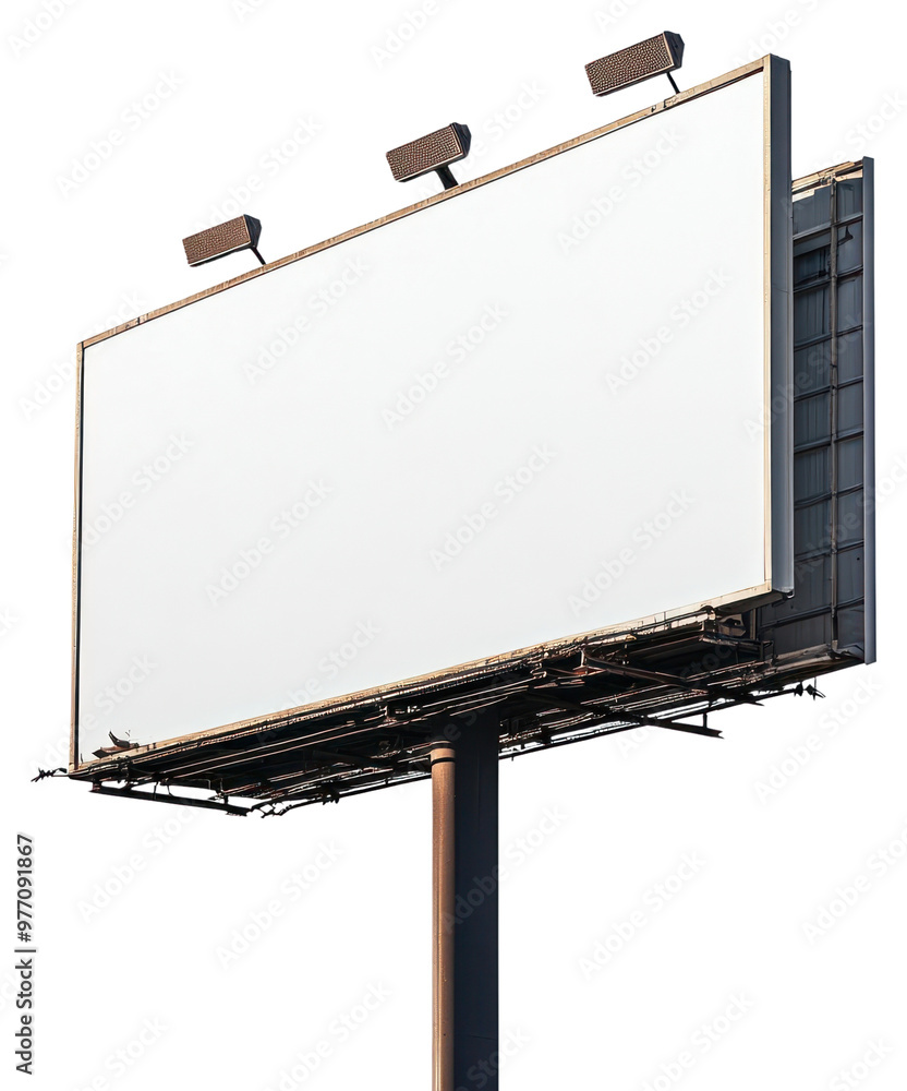 Obraz premium PNG Blank billboard for advertising space