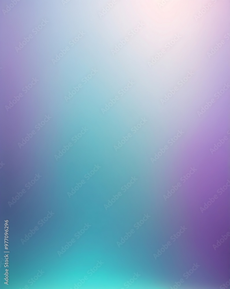 Fototapeta premium Smooth gradient with teal and lavender