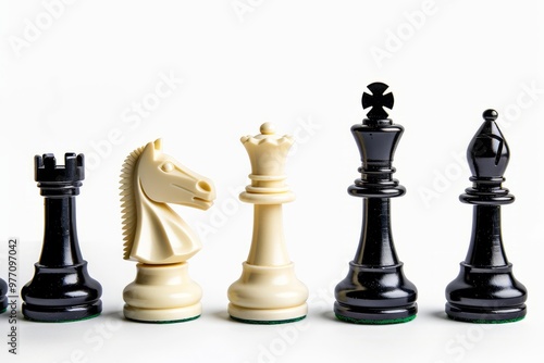 american chess day background concept. on white background