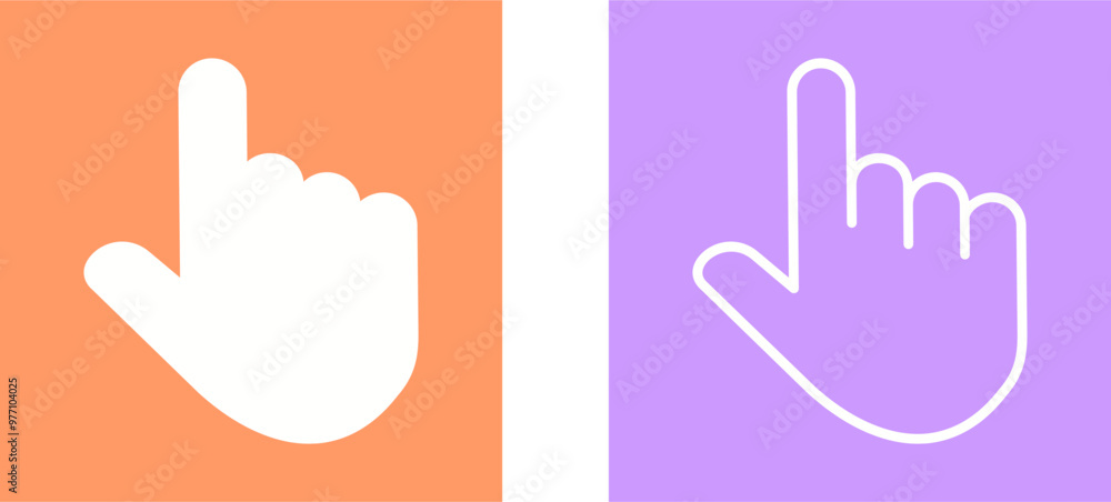 Fototapeta premium Crush Zone Vector Icon