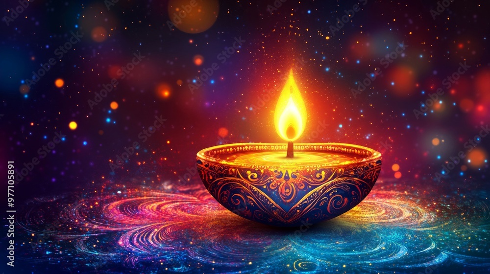 Happy Diwali festival of lights colorful background Happy Diwali festival of lights colorful background