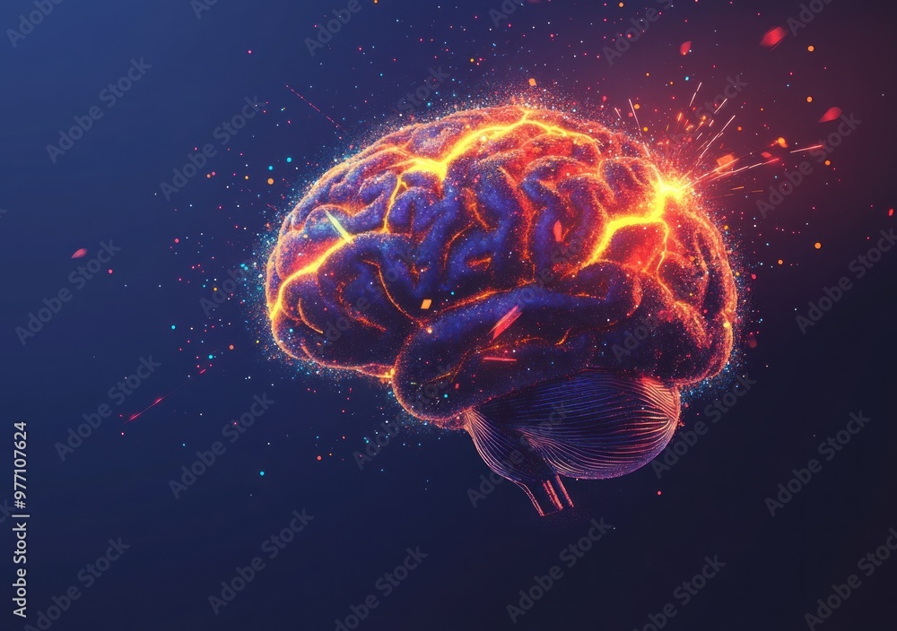 Glowing Brain Glowing Brain