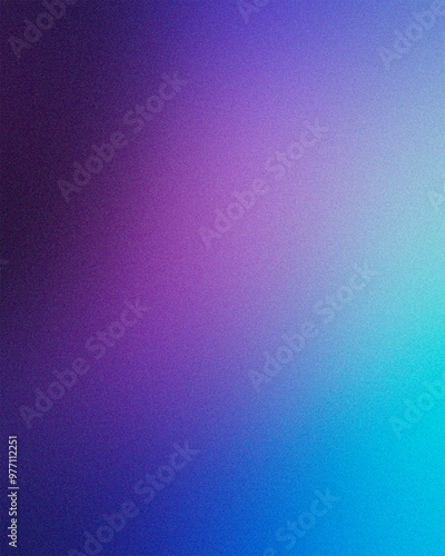 A gradient background featuring a smooth transition from deep purple to bright cyan, creating a blurred effect. Generative ai