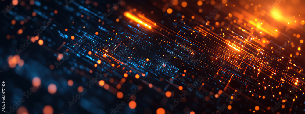 Dynamic abstract technology background featuring glowing particles and vibrant colors capturing innovation and creativity Dynamic abstract technology background featuring glowing particles and vibrant colors capturing innovation and creativity