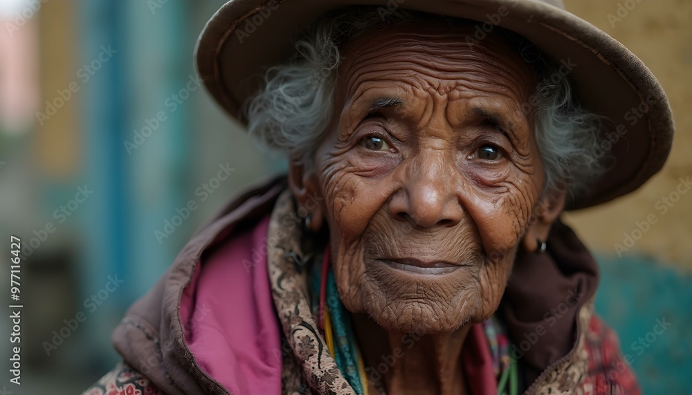 Homeless elderly african american black woman on the streets portrait Homeless elderly african american black woman on the streets portrait