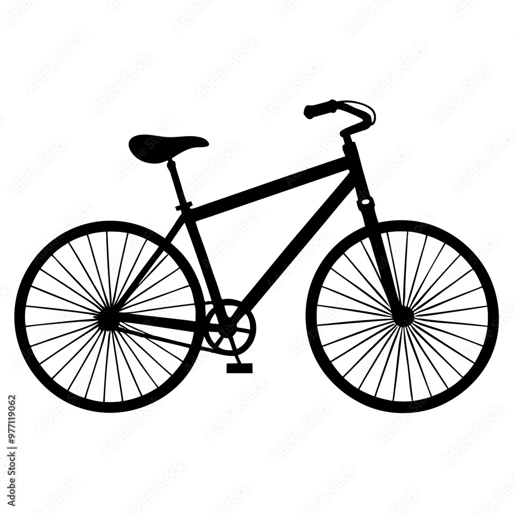 Bicycle vector, cartoon, clipart, and line art design for creative digital projects. Bicycle vector, cartoon, clipart, and line art design for creative digital projects.