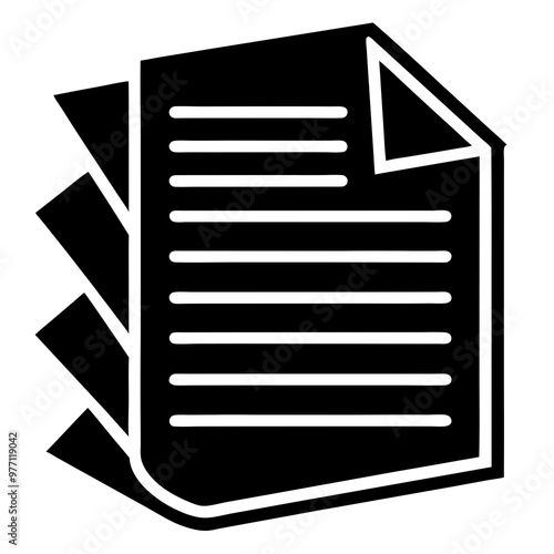 Document Data Vector Illustration - Cartoon, Clipart, and Line Art Design