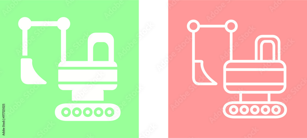 Heavy Machinery Vector Icon Heavy Machinery Vector Icon