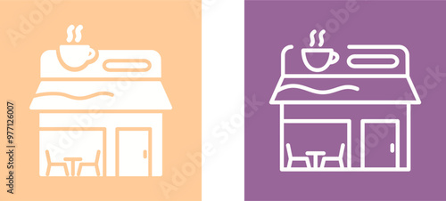 Coffee Shop Vector Icon