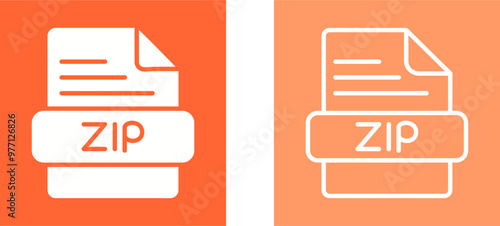 ZIP Vector Icon