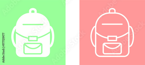 Backpack Vector Icon