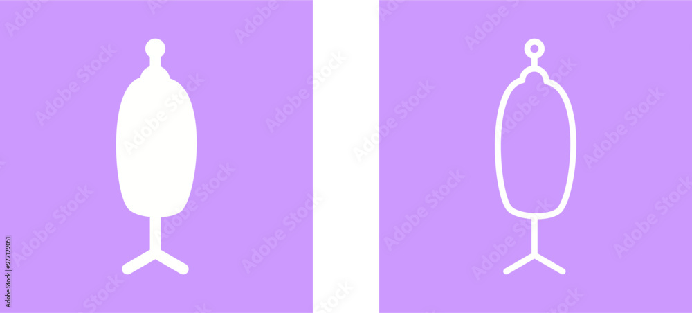 Dress Holder Vector Icon Dress Holder Vector Icon