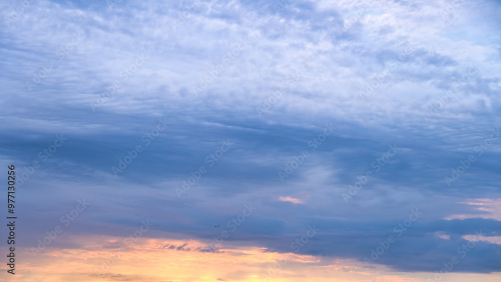 Beautiful cloudscape. with gradient colors Beautiful cloudscape. with gradient colors