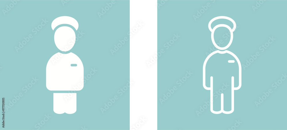 Obraz premium Standing Vector Icon