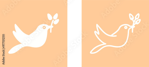 Cute Bird Vector Icon